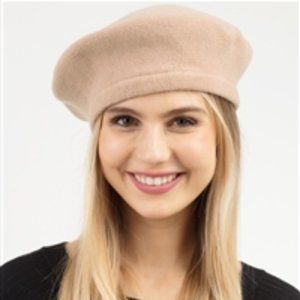 COPY - Stretchy Beret - Ivory
